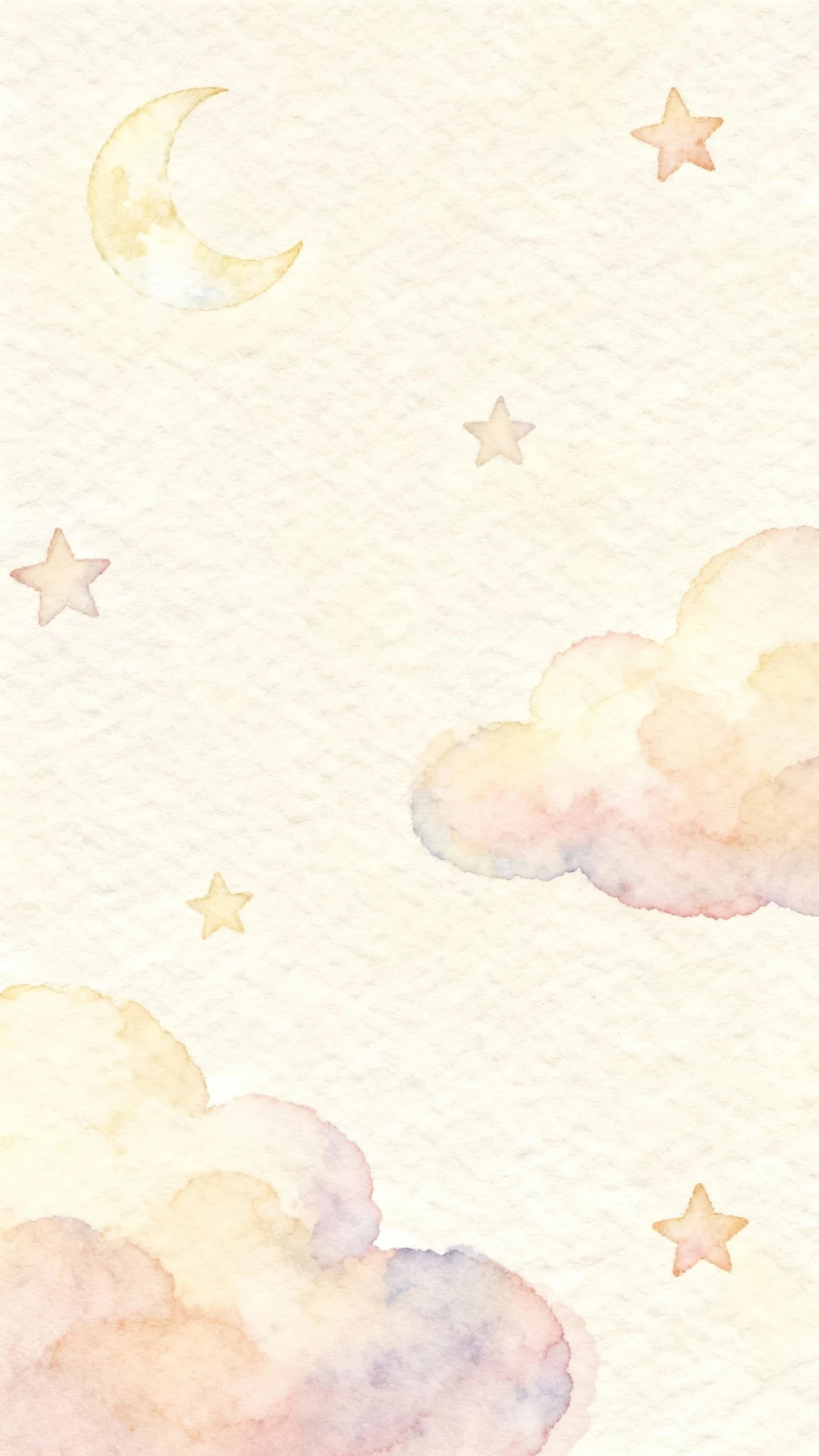 奶油风星空月亮右边