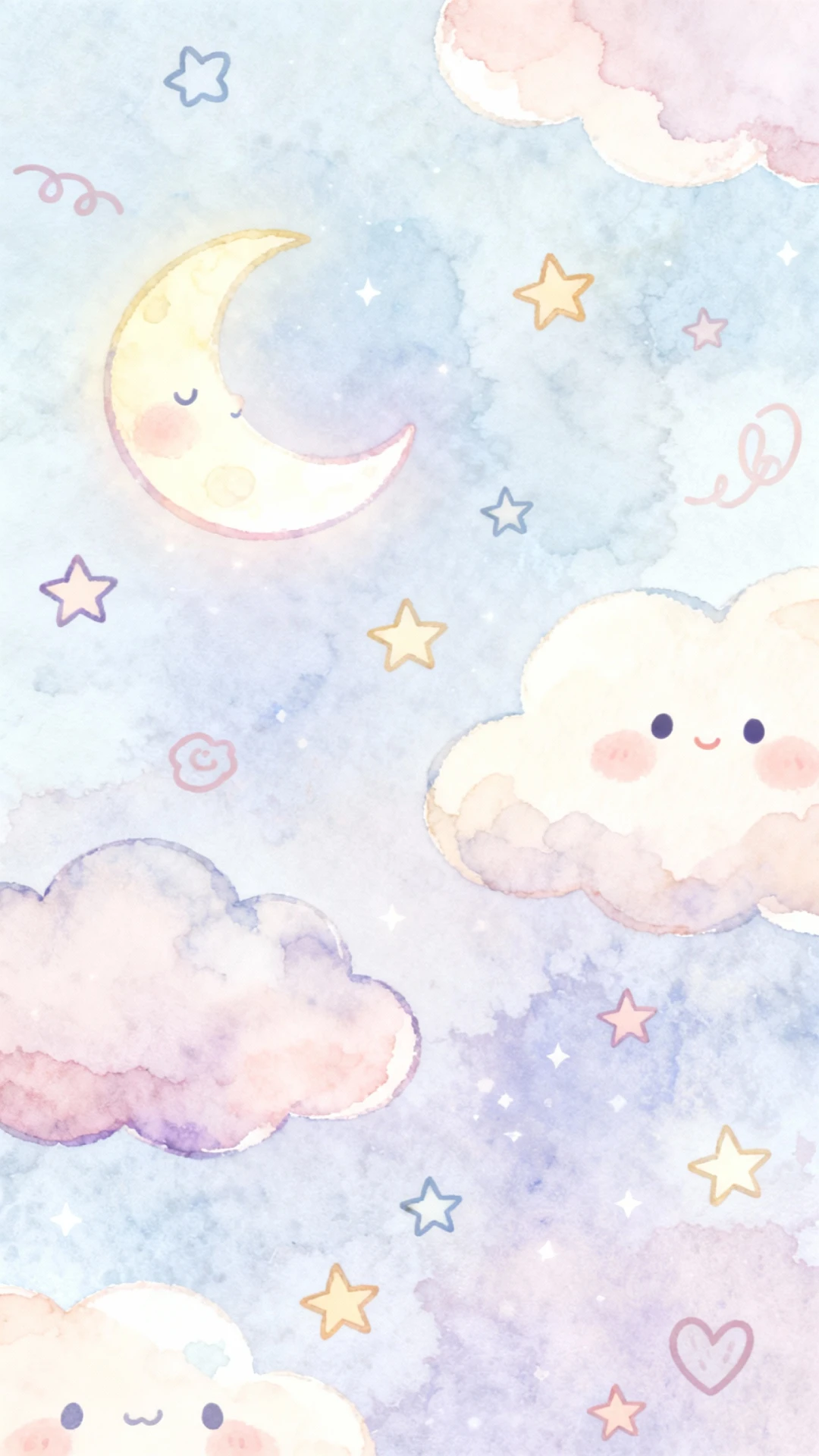 手账风蓝色天空